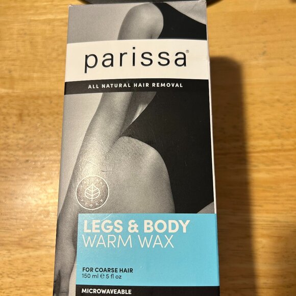 NIB Parissa Legs & Body Warm Wax Vegan Hair Removal Kit Microwavable Coarse Hair - Picture 8 of 10